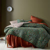 Accessorize Lisa Green Washed Cotton Printed 3 Piece Comforter Set Queen