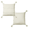 Accessorize Indra Cotton Cushion Cover Off White