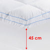 Cloudland 750GSM Memory Resistant Microball Fill Mattress Topper Double