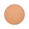 Little Gem Round Linen Cotton Baby Play Mat Russet 130cm Diameter