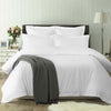 Accessorize White Tailored Hotel Deluxe Cotton Quilt Cover Set Super King