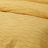 Vintage Design Homewares Malvern Ochre Cotton Quilt Cover Set Double