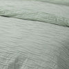 Vintage Design Homewares Malvern Sage Cotton Quilt Cover Set King