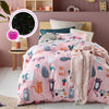 Happy Kids Miaow Glow in the Dark Quilt Cover Set Double