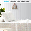 Happy Kids Bones Kids Printed Sheet Set King Single