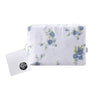 Accessorize Cotton Flannelette Sheet Set Rose Light Blue Queen