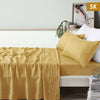 Vintage Design Homewares 100% Linen Ochre Sheet Set Super King