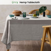 Vintage Design Homewares Natural French Linen Tablecloth 130cm x 180cm