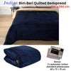 J Elliot Home Indigo King Bim Beri Quilted Bedspread with bonus standard pillowcases