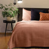 J.Elliot Home Adela Clay Pink Velvet Quilted Coverlet Set Queen/King