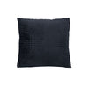 Embossed Micro Mink Filled Cushion Charcoal 43 x 43 cm