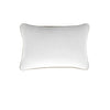 J Elliot Home Gabriel 100% Cotton Oblong Cushion Cover 33 x 48 cm White