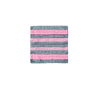 Small Designed Square Cushion Cover 30 x 30 cm Pink Grey Pleats