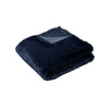 J.Elliot Home Arlo Faux Fur Throw Indigo