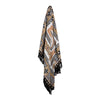 J Elliot Home Kasbah Luxury Fringe Throw 130 x 160cm Black