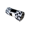 Nova Fleece Throw Rug 125 x 150 cm White Leopard