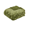 J.Elliot Home Vida Microplush Throw Olive