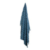 J Elliot Home Zen Luxury Fringe Throw 130 x 160cm Steel Blue