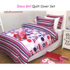 Jelly Bean Kids Disco Girl Quilt Cover Set Single