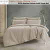 Ardor Embre Taupe (Also known as Warm Grey) 100% Washed Cotton Quilt Cover Set King