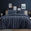 Ardor Seersucker Quilt Cover Set Lisbon Indigo King