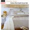 Ardor 225TC Cotton Rich Paisley Stone Quilt Cover Set Queen