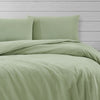 Ardor Preston Pale Green Embossed Quilt Cover Set King