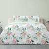 Ardor Rose Whisper Soft Sage Printed Floral Quilt Cover Set Double