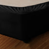 Apartmento Stretch Valance Ebony (Black) KING SINGLE