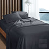 Ramesses 1100TC Egyptian Cotton Sateen Sheet Set Charcoal Queen