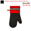 Ladelle Professional Series Red Silicone Oven Mitt