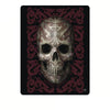 Anne Stoke Oriental Skull Polar Fleece Throw