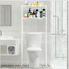 2 Tiers Storage Rack Over Toilet/Bathroom/Laundry/Washing Machine Towel Shelf