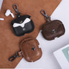 Genuine Leather Case for Airpods Pro 2 Bluetooth Headset Protective Case Box (Brown)