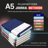 A5 200 Pages Fashion Glued PU Leather Cover Journal Travel Notebook Travellers Diary