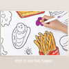 44cm*10m Kids Drawing Roll Color Filling Paper Graffiti Scroll Coloring Paper Toy(Style 01:2 themes)