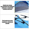 Waterproof Automatic Camping Tent 3-4 Person Come with Moisture Proof Pad(Blue)