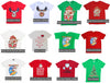 New Funny Adult Xmas Christmas T Shirt Tee Mens Womens 100% Cotton Jolly Ugly, Reindeer (Green), M