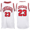 New Men's Basketball Jersey Sports T Shirt Tee Vest Tops Gym Chicago Los Angeles, Red - Chicago 23, S