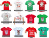 New Funny Adult Xmas Christmas T Shirt Tee Mens Womens 100% Cotton Jolly Ugly, Santa Surf (Green), XS