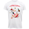 New Funny Adult Xmas Christmas T Shirt Tee Mens Womens 100% Cotton Jolly Ugly, Santa Drive Kombi (White), XS