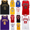 New Men's Basketball Jersey Sports T Shirt Tee Vest Tops Gym Chicago Los Angeles, White - Houston 13, S