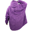 Oversized Soft Pullover Plain Hoodie Warm Fleece Blanket Plush Winter Sweatshirt, Hot Pink, Adult