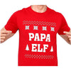 New Funny Adult Xmas Christmas T Shirt Tee Mens Womens 100% Cotton Jolly Ugly, Papa Elf, M