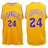 New Men's Basketball Jersey Sports T Shirt Tee Vest Tops Gym Chicago Los Angeles, Yellow - Golden State 30, M