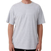 Adult 100% Cotton T-Shirt Unisex Men's Basic Plain Blank Crew Tee Tops Shirts, White, XL