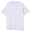 Adult 100% Cotton T-Shirt Unisex Men's Basic Plain Blank Crew Tee Tops Shirts, White, 3XL