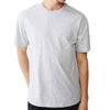 Adult 100% Cotton T-Shirt Unisex Men's Basic Plain Blank Crew Tee Tops Shirts, White, 3XL