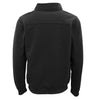 New Men's Unisex Adult Half-Zip Fleece Jumper Pullover Stand Collar Jacket Shirt, Black, XS