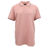 Men's Unisex Polo Shirts Basic Plain Breathable Tops Cotton Cascual Sport Shorts, Pink, XL